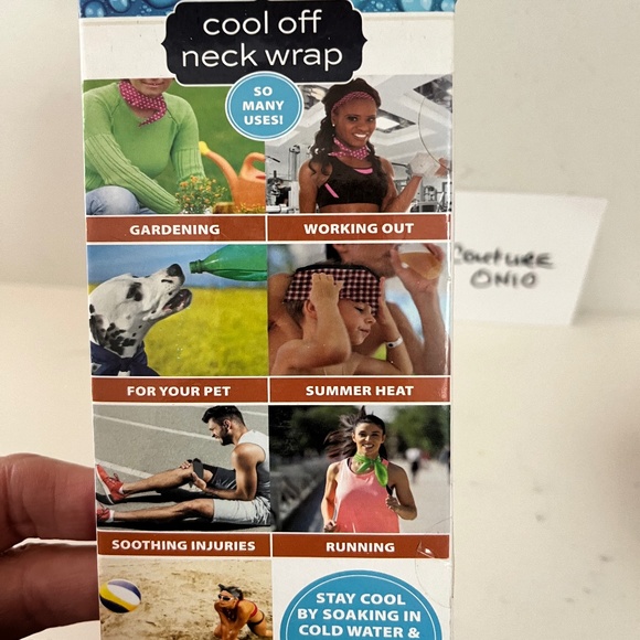 NEW Cooling neck wrap,Cooler, Wearable Cool Neck Wraps,Reusable Neck Cool dog - Picture 2 of 4